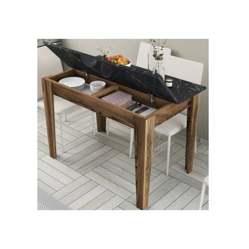 Woody Fashion Trpezarijski sto Kijev 509 110x75x72cm Orah Slike