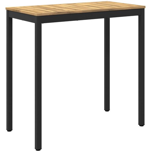 Stol za bar u vrtu Bijela i crna 108,5 x 55 x 105 cm Slike