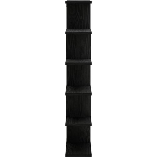  Polica na zidu Crni hrast 70 x 17 x 101 cm Konstruirano drvo Slike