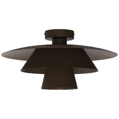 plafonsko svetlo plato 1xE27/15W/230V, prečnika 32 cm, braon Slike