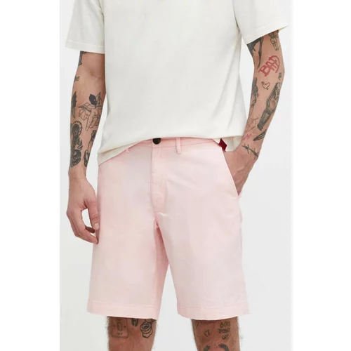 Superdry Kratke hlače moški, roza barva
