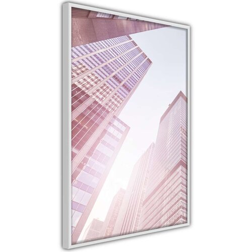  Poster - Steel and Glass (Pink) 40x60 Slike