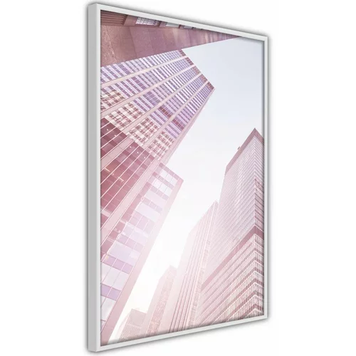  Poster - Steel and Glass (Pink) 40x60