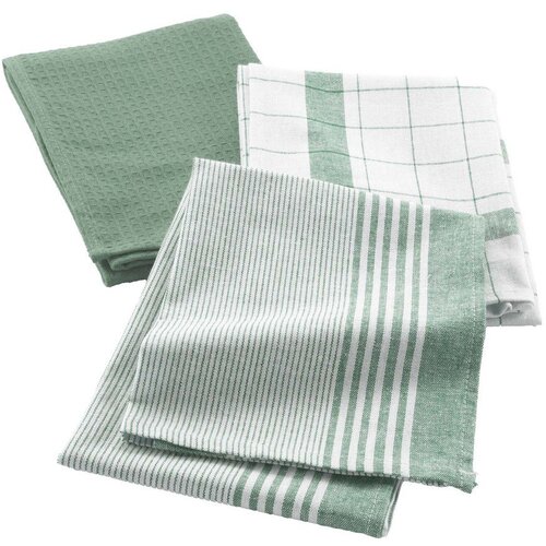 Douceur d int&amp;eacute;rieur Pamučna kuhinjska krpa 3 kom 50x70 cm Vibrato &amp;ndash; Slike