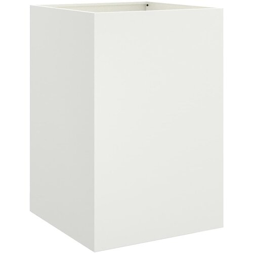 Maison Chic Cvetlično korito - Cvetlični Lonec belo 52x48x75 cm jeklo, (21789135) Slike