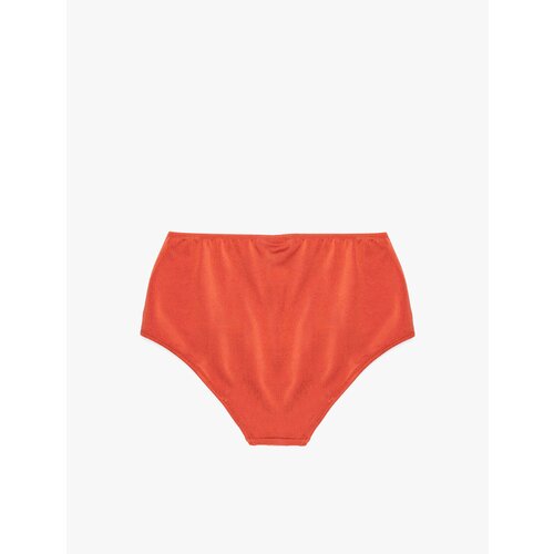 Koton Women's Red Pleated Bikini Bottom Cene
