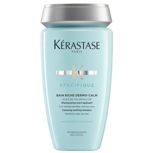 K&amp;eacute;rastase Specifique Bain Riche Dermo-Calm &amp;scaron;ampon za osjetljivo vlasi&amp;scaron;te i suhu kosu bez silikona 250 ml Slike