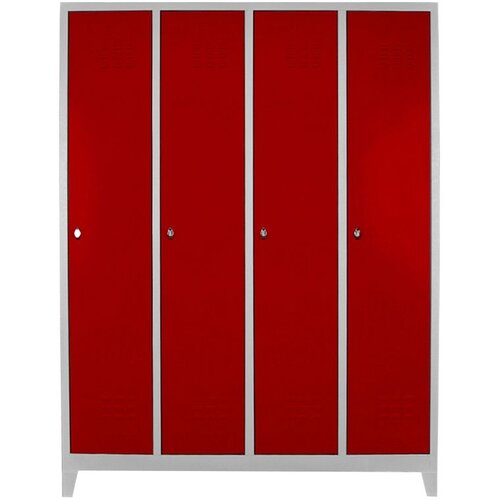 Hanah home Js1029Kı GreyRed Locker Storage Cabinet Cene