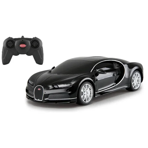 JAMARA auto na daljinsko upravljanje DELUX Bugatti Chiron, crni 1:24, (4042774439729)