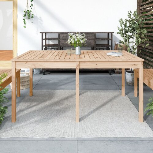 vidaXL Vrtna miza 159,5x82,5x76 cm trdna borovina Cene