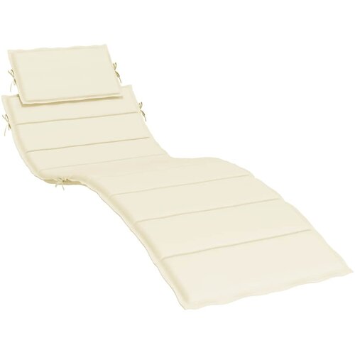  Jastuk za ležaljku krem 186x58x4 cm od tkanine Oxford Cijene