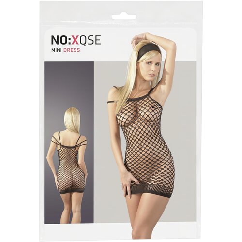 NO:XQSE Net Lingerie Dress 0201480 Black Slike