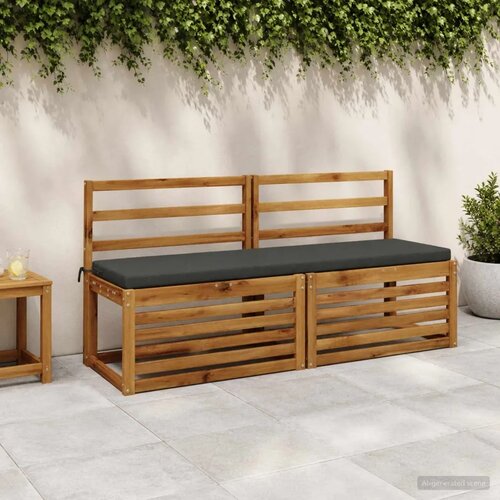  Jastučići za klupe - 2 dijela SOEST 2 kom. 100% poliester - Antracit 140 x 40 x 5 cm Melange Cijene
