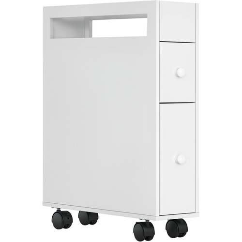 HOMCOM Kopalni&scaron;ka omara MDF 16D x 49,5&Scaron; x 66V cm Bela, (5000279368) Cene