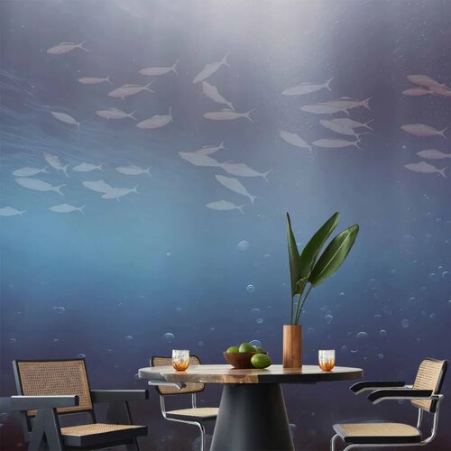  Foto tapeta - Fish in the depths 150x105 Standard Slike
