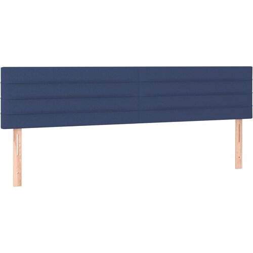 Maison Chic Posteljno vzglavje - Vzglavna omarica 2 kosa modro 100x5x78/88 cm blago, (22077242) Cene