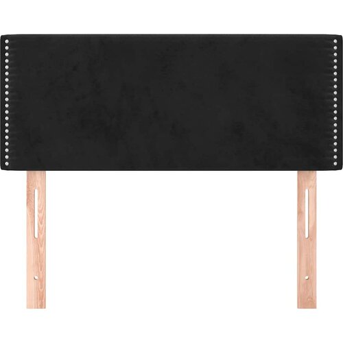  Uzglavlje crno 100x5x78/88 cm bar&amp;scaron;unasto Slike