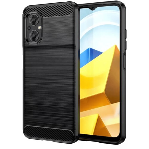 Techsuit Carbon Silicone maska za Xiaomi Poco M5 - crna Cijene