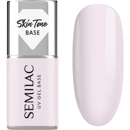 Semilac UV Gel Base Skin Tone Base bazni lak za gel nokte nijansa Natural Pink 7 ml Cene