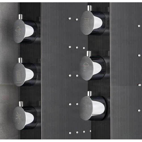 EYN Luksuzni tu&amp;scaron; panel z LED zaslonom | Tu&amp;scaron; sistem BSP2040 &amp;mdash; Črna &amp;mdash; Stenska Slike