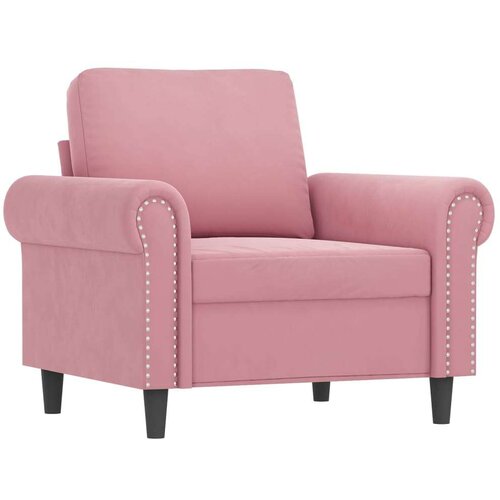  3-dijelni set sofa s jastucima ružičasti bar&amp;scaron;unasti Slike