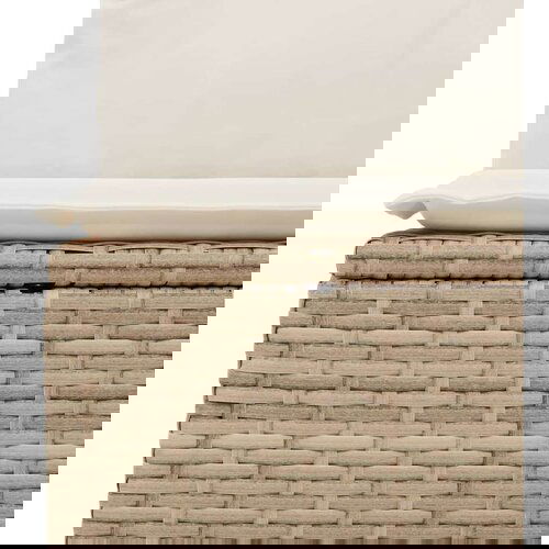 vidaXL 11-dijelni set vrtnih sofa od poliratana s jastucima bež Cijene