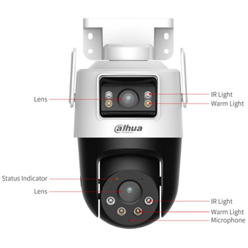 Dahua P3D-3F-PV 3+3MP outdoor wi-fi dual-lens pan &amp;amp; tilt camer Slike