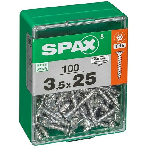 SPAX Univerzalni vijak T-Star plus (Ø x Do: 3,5 x 25 mm, Površina WIROX, T-Star plus, 100 kos) Cene