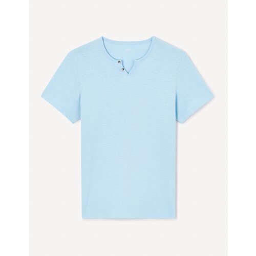 Celio Cotton T-shirt Jenecko - Men's Slike