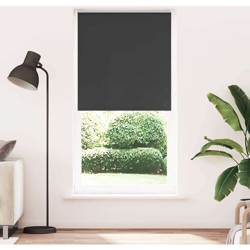 vidaXL Rolo zavjesa Blackout Black 105x210 cm Širina tkanine 100,7 cm Cijene