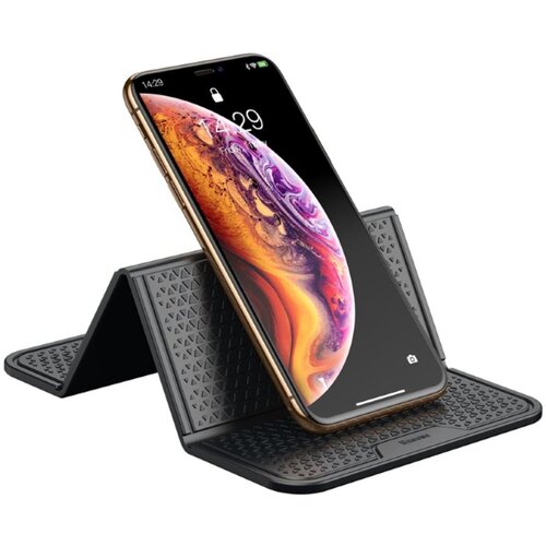 Baseus Folding Self-adhesive Smarthone &amp;amp; Device Nanopad Držalo na armaturni plo&amp;scaron;či (205 x 122 mm) Črna, (21328383) Slike
