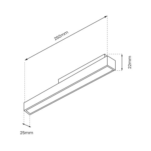 LED svetiljka za &amp;scaron;inski sistem MAGNETIC TRACK LED/12W/48V Slike