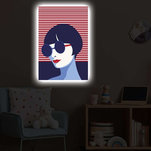 Wallity Zidna slika sa LED osvjetljenjem 4570POPARTDACT-006, 45x70 cm Cene