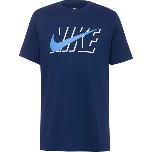 Nike Sportswear Majica plava / mornarsko plava / bijela