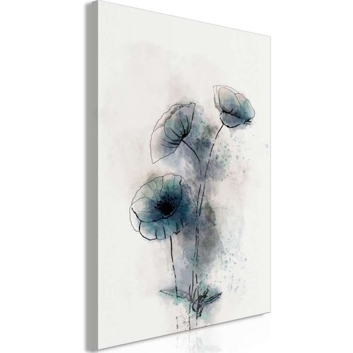  Slika - Blue Poppies (1 Part) Vertical 40x60 Slike