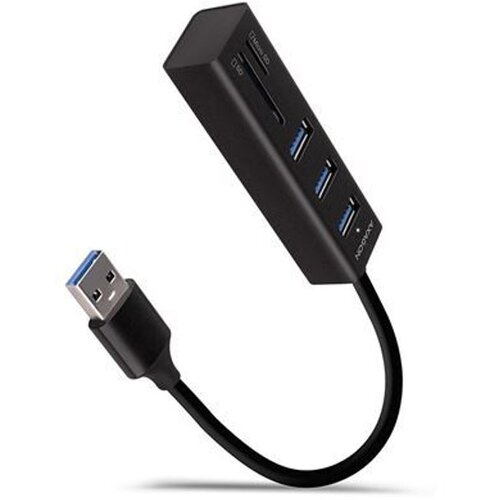 Axagon USB HUB HMA-CR3A 3x USB-A + SD/microSD, 20cm Cijene