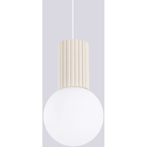 Sollux SL.1719 - visilica na sajli halo 1xG9/8W/230V prečnika 12 cm krem Slike