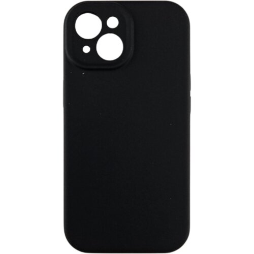 Silikonska futrola sa žaštitom za kamere za iPhone 15 Crna Slike