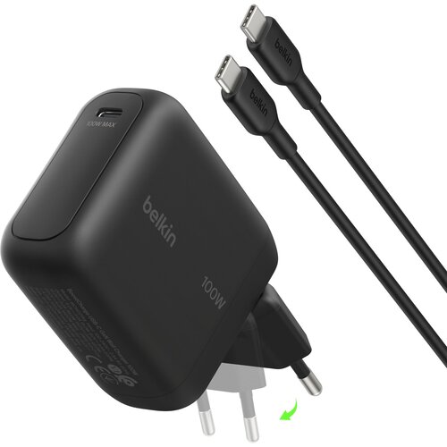 Belkin BOOSTCharge 100W USB-C GAN kal.St+Kab.s.WCH025KQ1.5BKB6 Slike