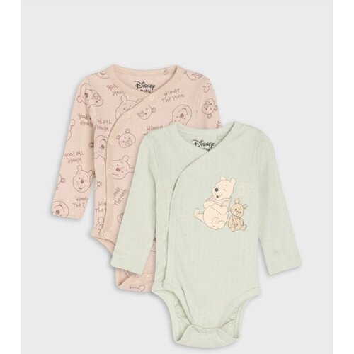 Sinsay Pamučni bodi dugih rukava Winnie the Pooh 2 pack Slike