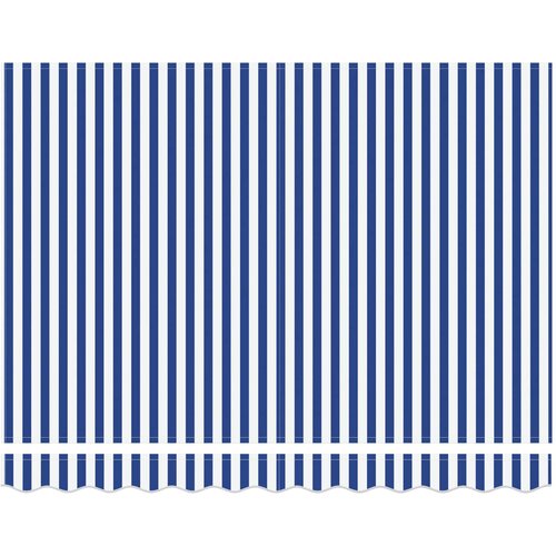  Električna retraktabilna tenda Plava i bijela 3 x 2,5 m Slike