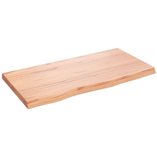vidaXL Zidna polica svjetlosmeđa 80x40x4 cm od obrađene hrastovine Cijene