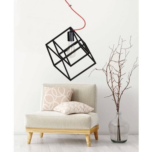 Vesta 442 visilica 1*E27 crna Cene