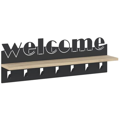Livetastic Stenski Obe&amp;scaron;alnik Welcome, Barva Hrasta Slike