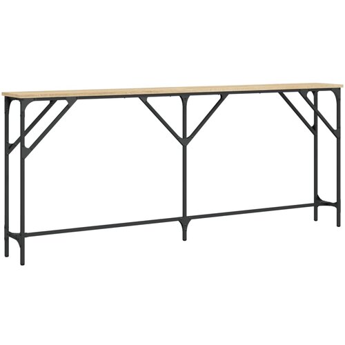 Maison Chic konzolna miza - miza ob steni sonoma hrast 180x23x75 cm inženirski les, (21785983) Slike