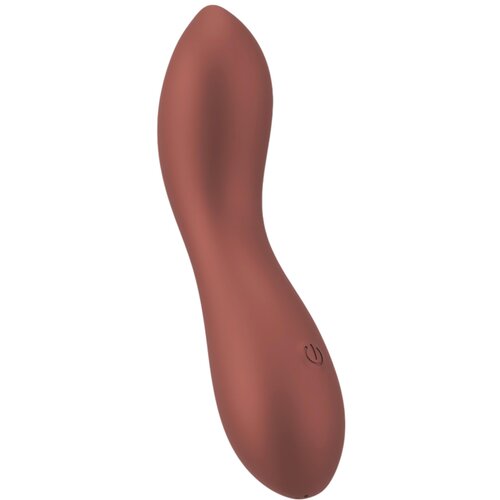 SMILE - prilagodljiv mini G-točka vibrator (bronasta barva) Cene