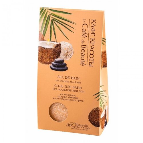Beauty Cafe Kafe Krasoti "SPA" - Aromatična so za kupanje "Malteški san" 400g Cijene