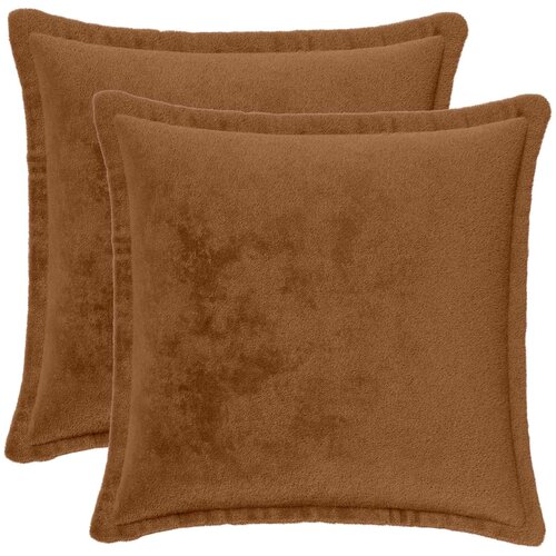  Presvlaka za jastuk 2 kom. HOUTEN Svijetlosmeđa 30 x 30 cm Slike