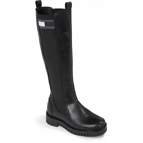 Tommy Jeans Zimski škornji Tjw High Shaft Boot EN0EN02316 Black BDS