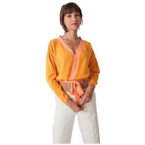 SKFK Plašči Cardigan Alixe N3 Oranžna Cene